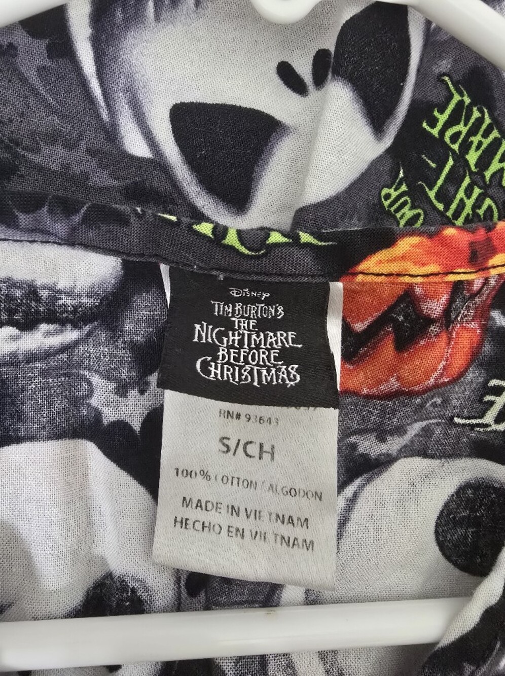 Disney The Nightmare Before Christmas Scrub Top - Picture 4 of 4